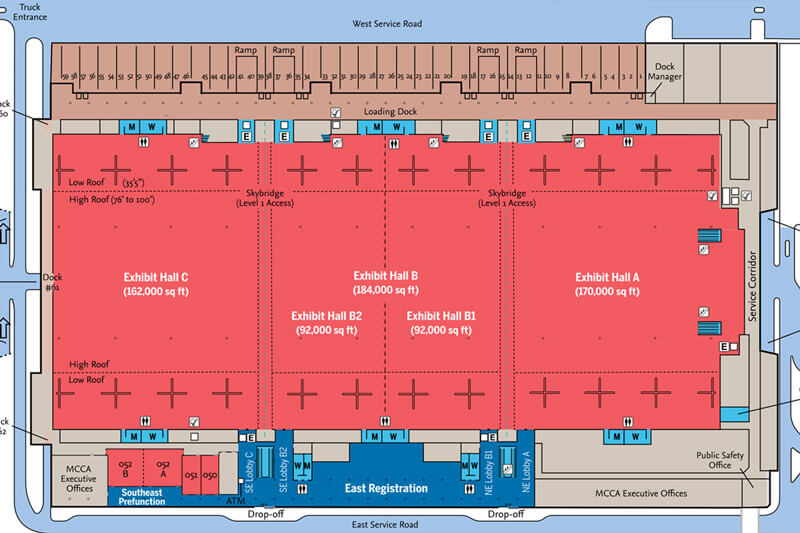 Boston Convention & Exhibition Center Floor Plan