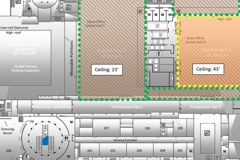 John B. Hynes Veterans Memorial Convention Center Floor Plan